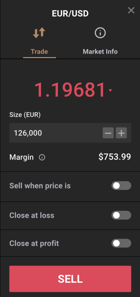 come fare trading con capital.com - esempio concreto trading su euro dollaro