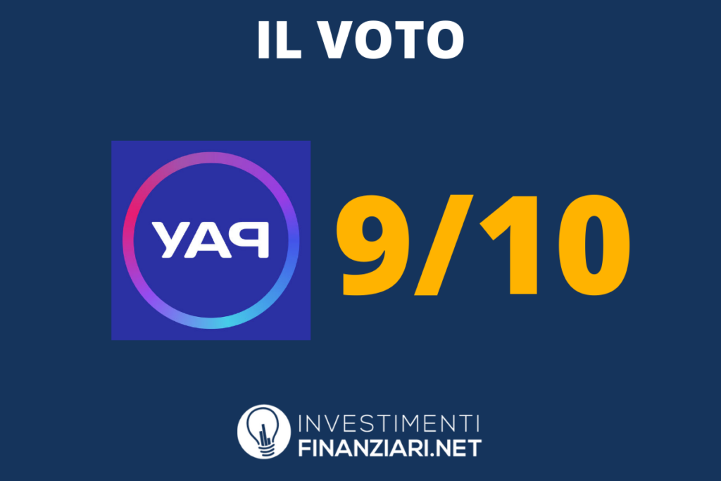 Voto Finale YAP - infografica di InvestimentiFinanziari.net