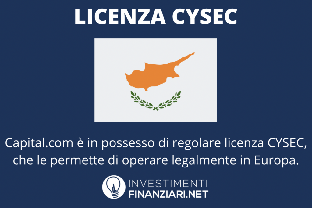 Licenza europea di Capital.com - a cura di InvestimentiFinanziari.net
